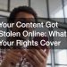 Your Content Got Stolen Online: What Your Rights Cover